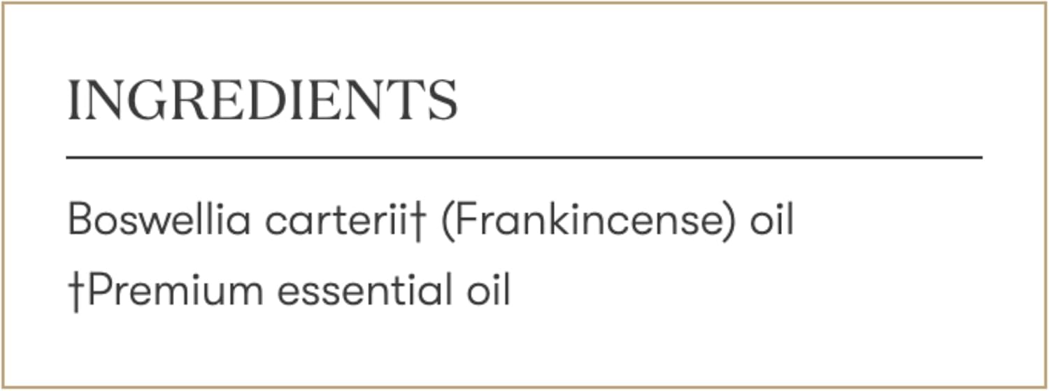 Young Living Frankincense Essential Oil | 15 ml | Seed to Seal Premium Oil for Diffuser, Aromatherapy & Skin Care | Grounding, Calming Aroma | Travel-Friendly Bottle for Daily Self-Care