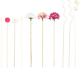 10 Pcs Reed Diffuser Stick, Rattan Flower Reed Fragrance Diffuser Set, Fragrance Diffuser Replacement Rattan Sticks Home Decor