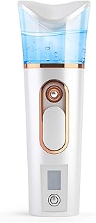 Handy Nano Mist Sprayer with Skin Analyzer Moisture Tester | Portable Facial Atomization, Eyelash Extensions Steamer, Large Capacity, Face Moisturizing & Hydration