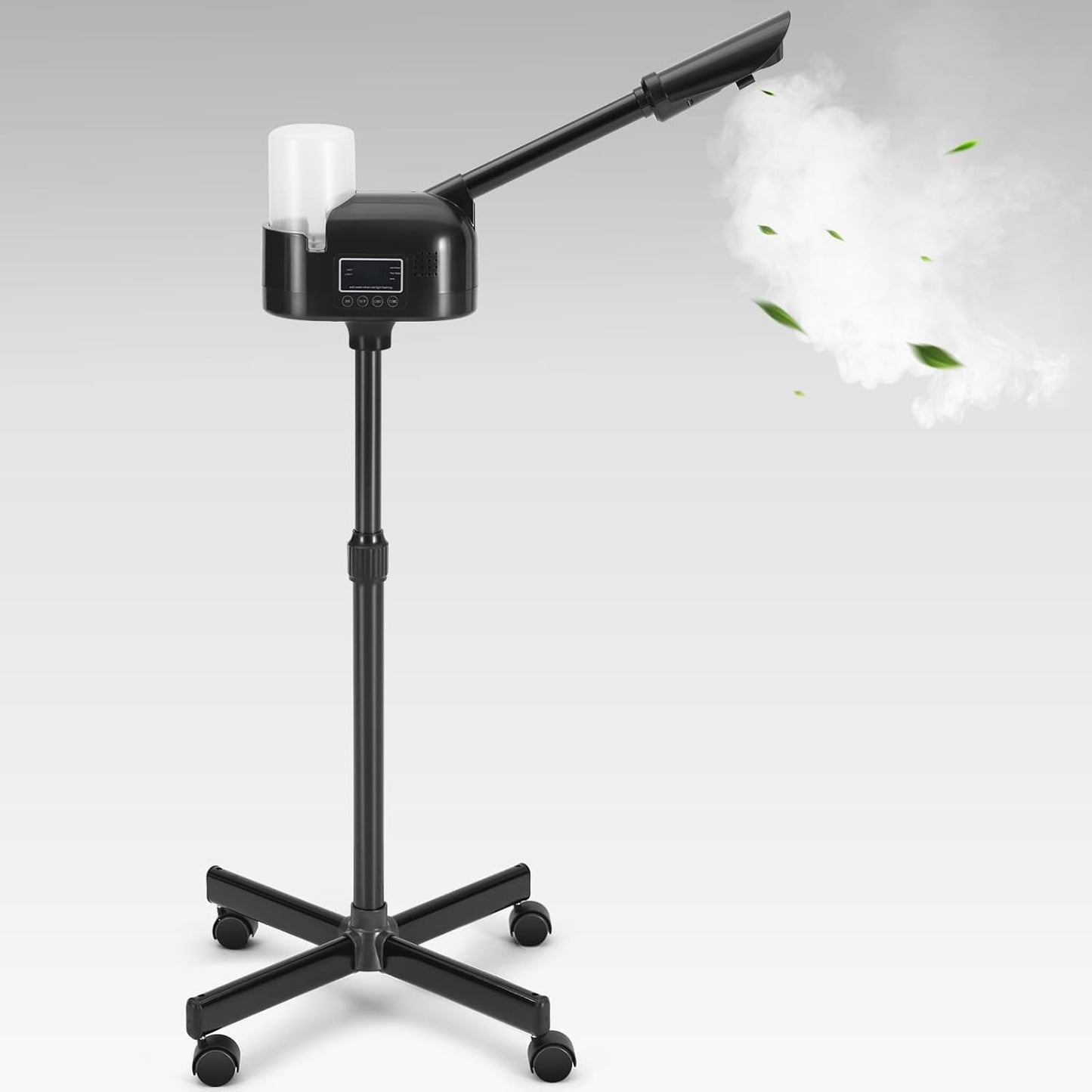 Artist hand Facial Steamer Professional, Hot Facial Steamer for Facial Deep Cleansing, Facial Steamer with Timer, Fast Heating Moisturizing for Esthetician Beauty Salon Spa Home Use, Black
