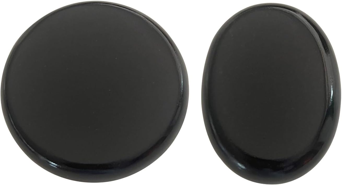 Oval Basalt hot Stone Massage Set, Massage Stones for spa Care, Two-piece Set for Home use