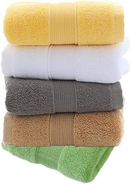 JININQ 700GSM 2Piece Hand Towels -100% Cotton for Bathroom,Kitchen,Beauty,Spa,Gym,Household face Towel,Highly Absorbent Towels(13.7 x 29.5 Inches) (White)