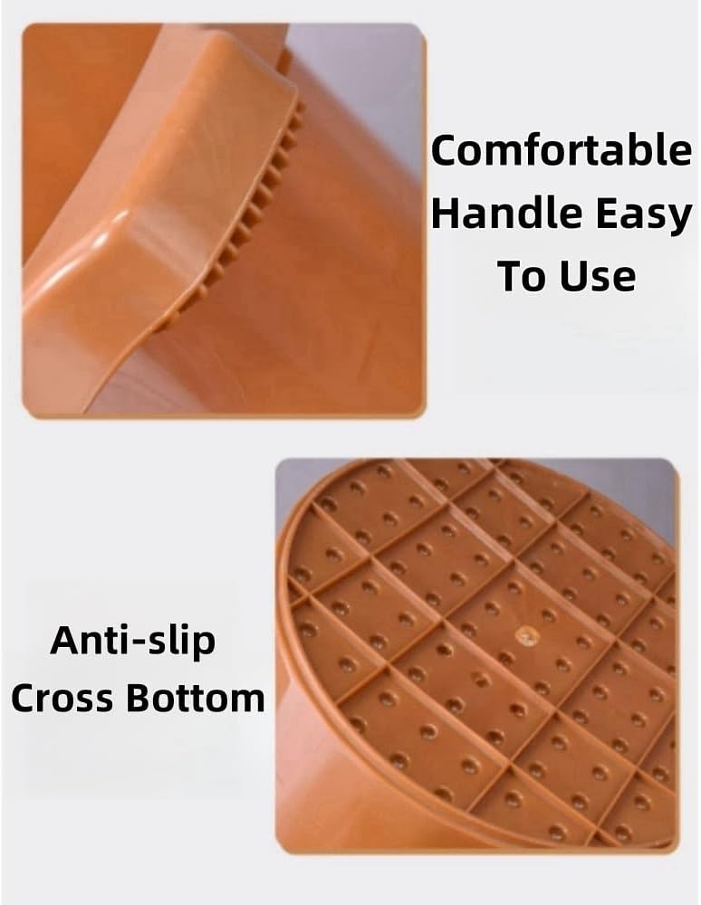 Wcxixo Foot Spa Bath with Smooth Bubble Massage Massage Nodes & Arch, Tired Relieve, Promote Blood Circulation Feet Soaker Household Foot Bath Barrel Foot Soaking Household Items Deco
