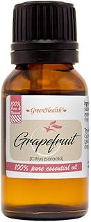 GreenHealth Grapefruit (Pink) – 1/2 fl oz (15 ml) Glass Bottle – 100% Pure