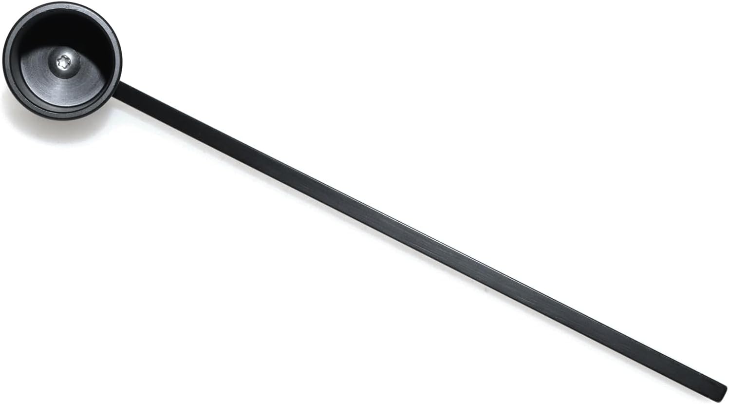 Stainless Steel Cylindrical Candle Snuffer Aromatherapy Extinguishing Tool with Long Handle 16cm for Altars Fireplaces Wedding Churches Candle Extinguishing Cover Black