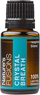 Nature's Fusions - Crystal Breath Therapeutic Essential Oil Respiratory Blend - 15 ml.
