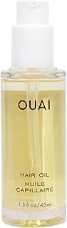 OUAI Hair Oil - Hair Heat Protectant Oil for Frizz Control - Adds Shine and Smooths Split Ends - Color Safe Formula - Paraben, Phthalate and Sulfate Free (1.5 fl oz)