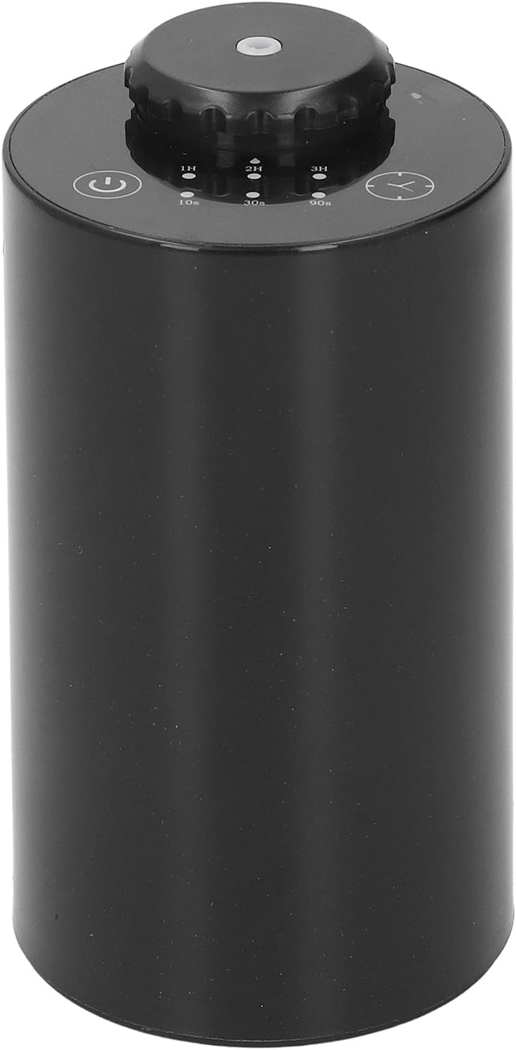 Waterless Scent Diffuser, Automatic Quiet Aromatherapy Machine, Black - Adjustable Timer, Advanced Fragrance Technology, Ideal for Bedroom and Office (Black)