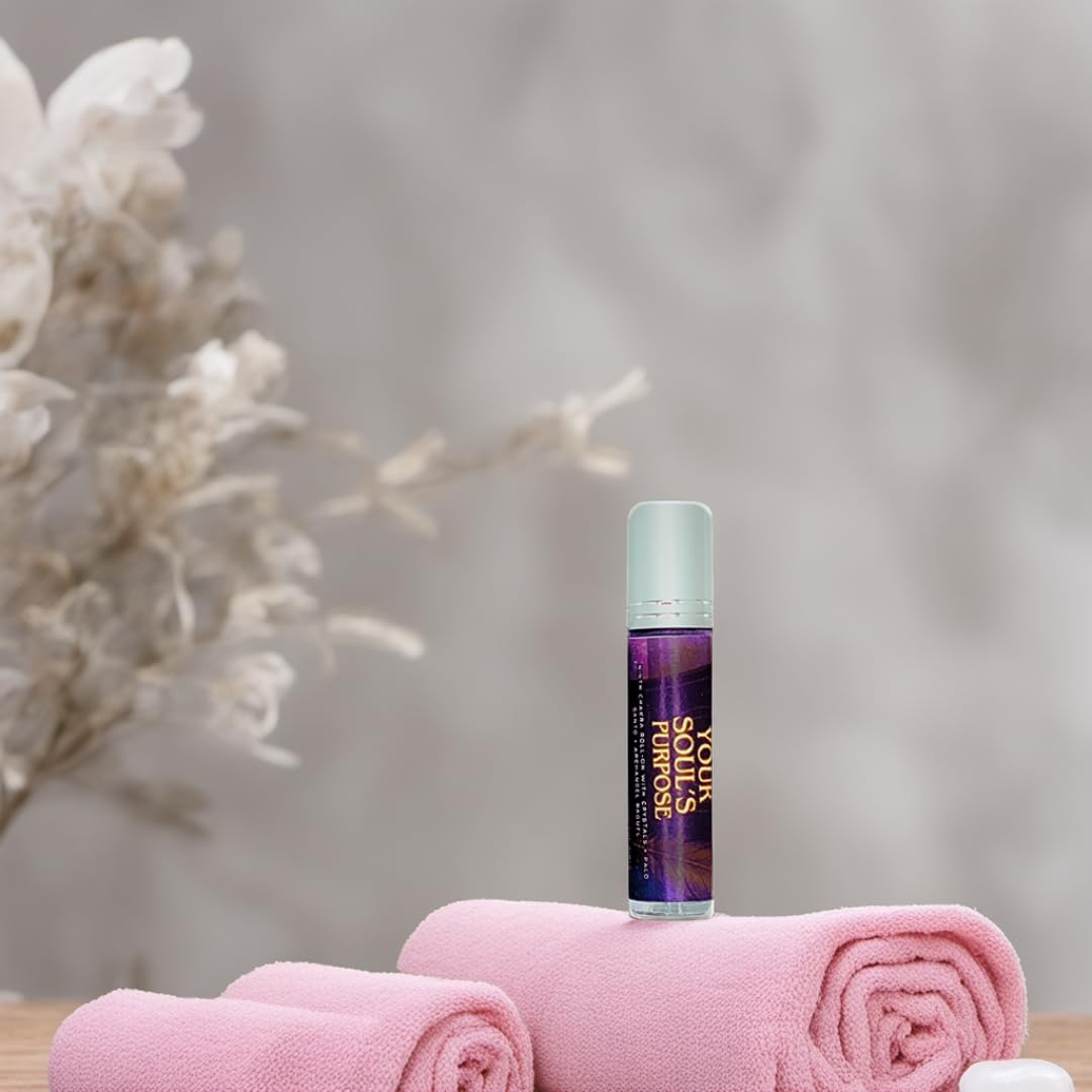 Twinflame Aromatherapy Roll-On Set – 10 Chakra-Aligned Essential Oil Blends with Archangel Energy, Scripture, and Crystals – 10ml Each for Meditation, Prayer & Energy Support