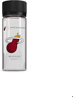 Aroma360 | Heat Elite (Cashmere & Dark Rose) Oil Blend | Miami Heat Edition Essential Diffuser Oil | Aromatherapy Scent Diffuser Oil | Italian Mandarin, Peach Blossom and Patchouli 1.7 fl oz, 50 mL