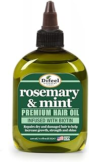 Difeel Rosemary and Mint Premium Hair Oil with Biotin 7.1 oz. - Natural Rosemary Oil for Hair Growth & Biotin