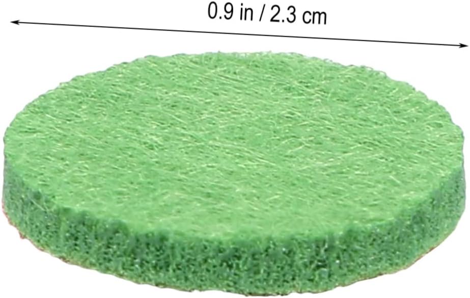 12Pcs Aromatherapy Essential Oil Diffuser Refill Pads Multi-Colored Locket Necklace Replacement Felt Inserts for Car and Home Use