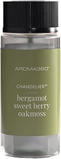 Aroma360 - Chandelier Fragrance Oil Blend | Hotel Inspired for Luxury Essential Oil Diffusers | Aromatherapy Scent Diffuser Oil | Bergamot, Woodsy Sandalwood, and Flirtatious Saffron - 50ML