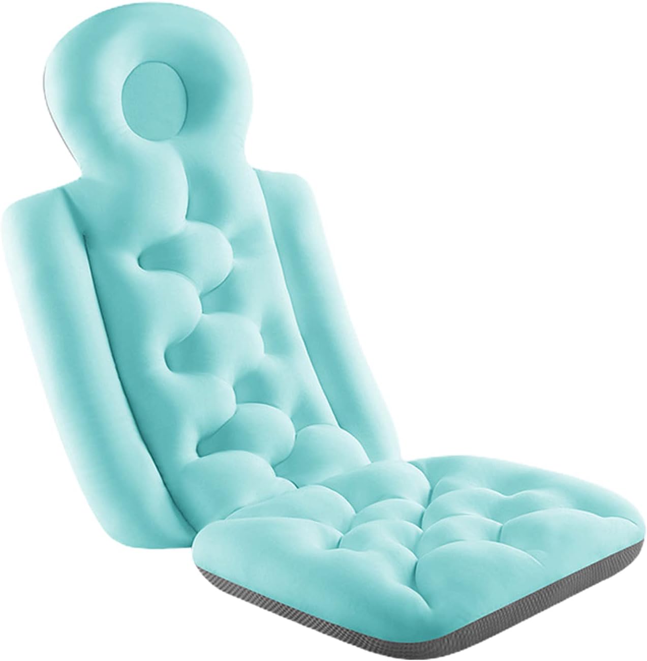 Full Body Bath Pillow, Bath Pillows for Tub, Tub Pillow for Bath Head and Neck Support Ergonomic Quick Dry Headrest Cushion Bath Accessories (Blue-93cm*40cm)
