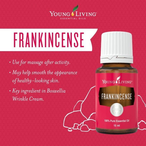 Young Living Frankincense Essential Oil | 15 ml | Seed to Seal Premium Oil for Diffuser, Aromatherapy & Skin Care | Grounding, Calming Aroma | Travel-Friendly Bottle for Daily Self-Care