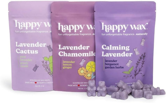 Happy Wax Lavender Lovers Collection: Natural