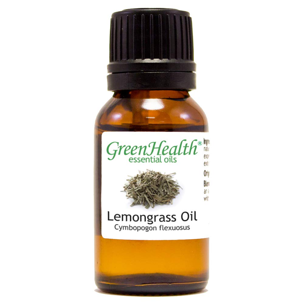 Lemongrass Essential Oil - 15 ml - 100% Pure Essential Oil - GreenHealth