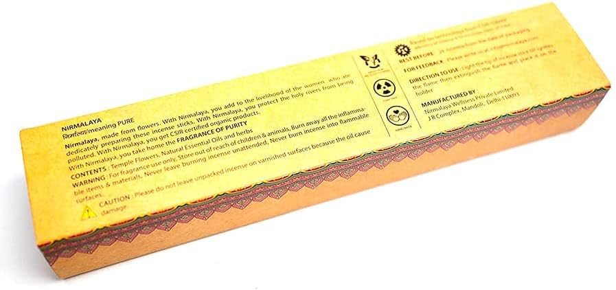 Nirmalaya Premium Luxury Natural Kashmiri Musk Incense Sticks | Natural & Charcoal Free | Pack of 40 Sticks, 100g | Ideal for Home, Office, Yoga, Meditation & Aromatherapy