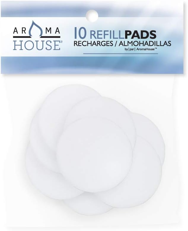 Aromapearl Aromatherapy unscented Refill Pads, 10 Count