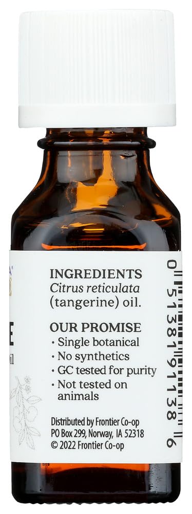 Aura Cacia Pure Aromatherapy 100% Pure Essential Oil, Tangerine, Cheering, 0.5-Ounces (Pack of 6)