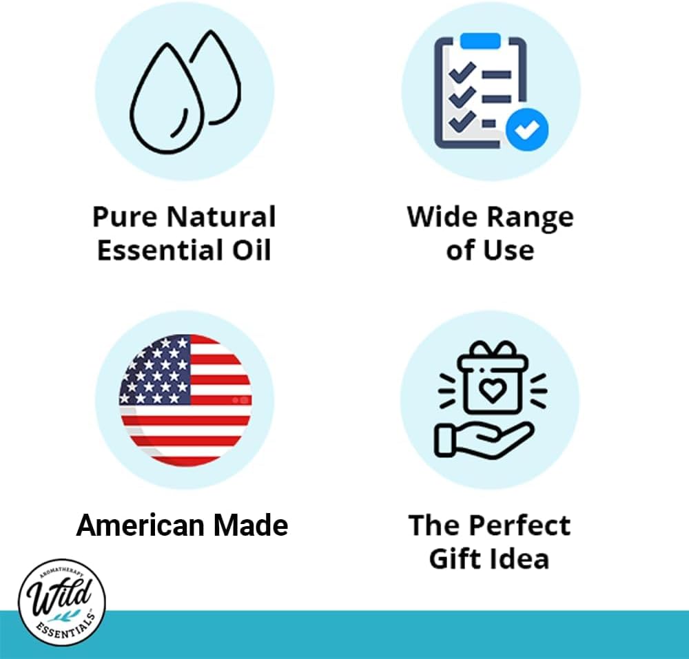 Wild Essentials Lime 100% Pure Essential Oil - 10ml, Therapeutic Grade, Made and Bottled in The USA