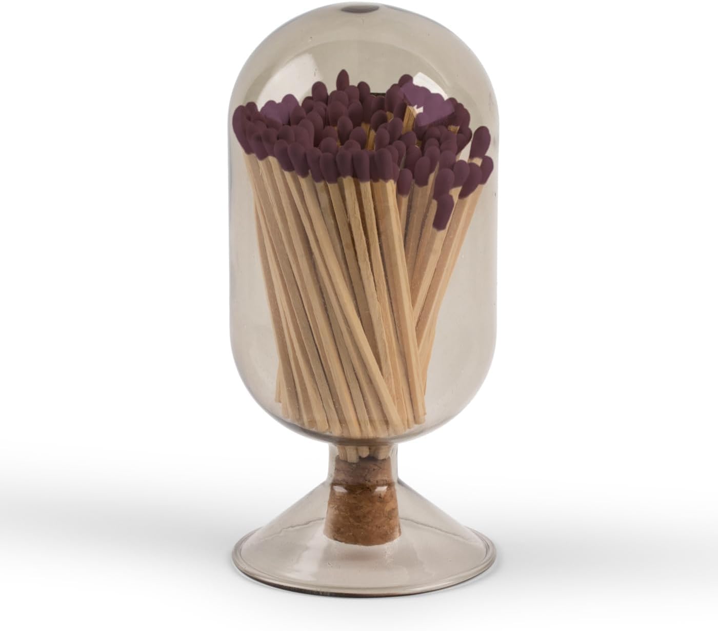 Premium Long Wood Bulk Safety Matches, 200 Count, for Candles, Campfires, Grills, 4 inch Purple Tip, Striking Stickers Included, Cute Decorative Matches for Home, Gifts, Events (Purple, 200)