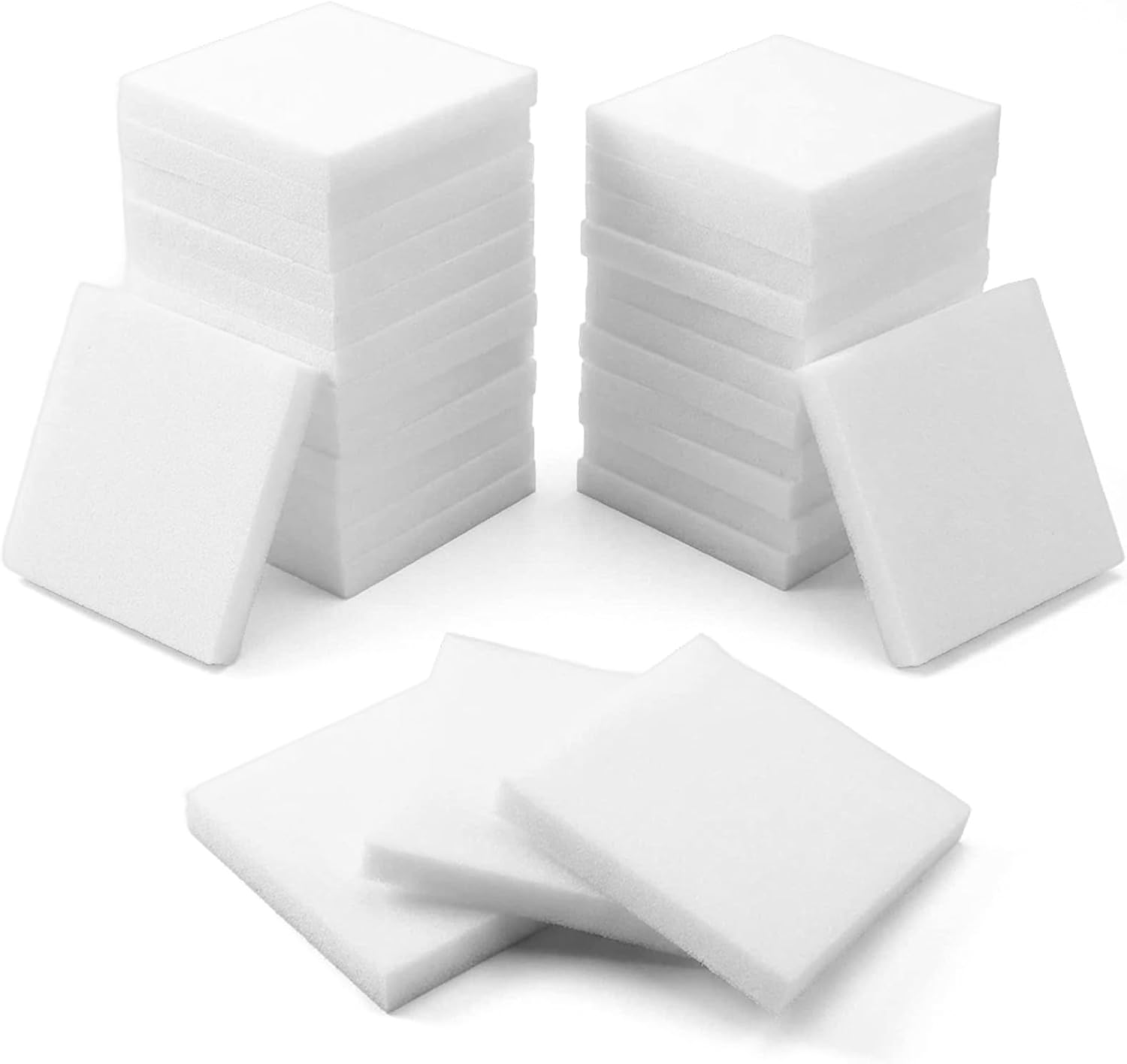 Andibro 150Pack Unscented Aroma Pads, 1.2x0.9'' White Essential Aroma Oil Refill Pads Synthetic Fiber Diffuser Replacement for Electronic Aromatherapy Devices Plug-in Diffusers Car Diffusers