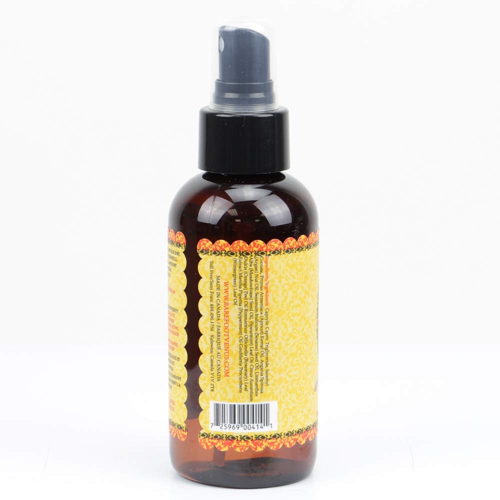 Barefoot Venus Argan Body Oil - 120 ML / 4 Ounces (Mustard Bath)