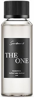 Scentiment The One Diffuser Oil – Smoky Leather & Sandalwood – Warm, Spiced Luxury Hotel Scent – Cardamom, Lemon & Cinnamon Fragrance Oil – 4.06 fl oz (120 mL)