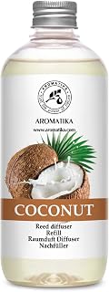 Reed Diffuser Refill Coconut 17 Fl Oz - Room Diffuser Refill - Home Fragrance - Air Freshener - Scented Diffuser - Coconut Aroma - Room Fragrance - Coconut Scented Diffuser