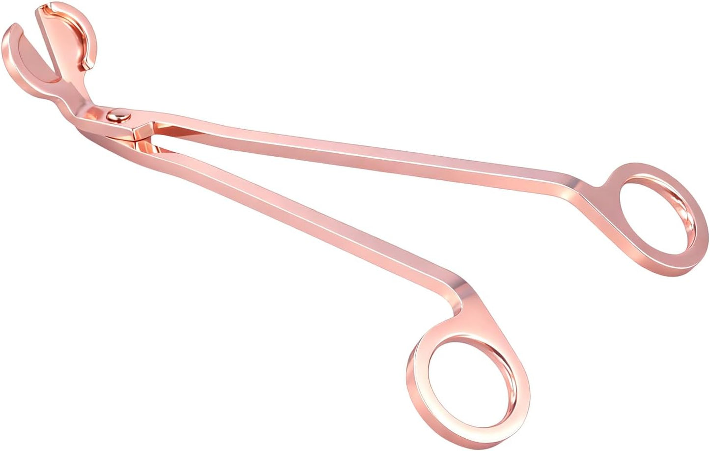 Candle Snuffer and Wick Trimmer Set of 4, Stainless Steel Candle Accessory Set, Rose Gold Wick Scissor Cutter and Snuffer for Home Use, Candles Lover