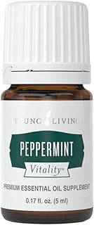 Young Living Peppermint Vitality Essential Oil | 5 ml | Refreshing & Invigorating Aroma for Home, Work & Personal Use | Ideal for Aromatherapy, Wellness Routines, & Massage | Vegan & Gluten-Free