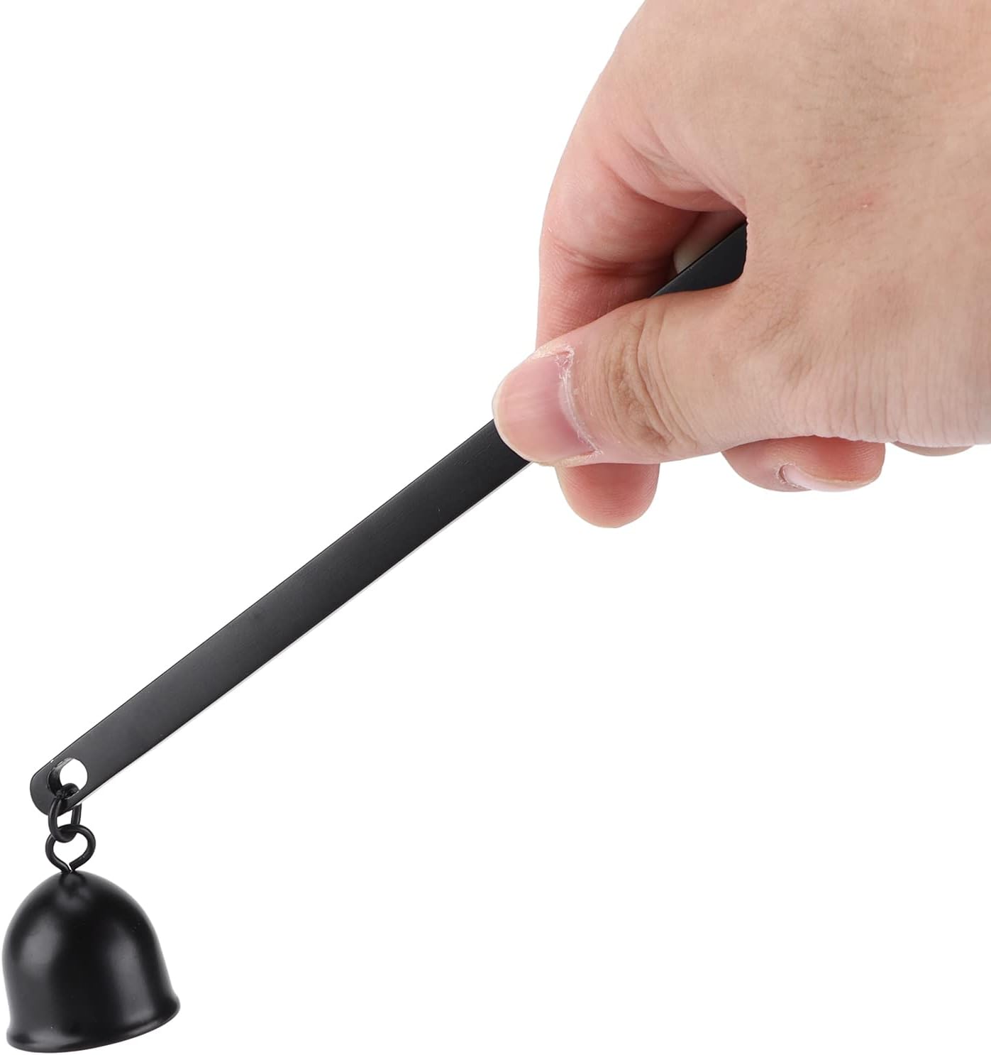 2pcs Candle Wick Trimmer and Snuffer Set, Stainless Steel Wick Trimmer with Bell - Shaped Snuffer for Cleaner Burning, Elegant Black Decorative Candle Care Kit for Home