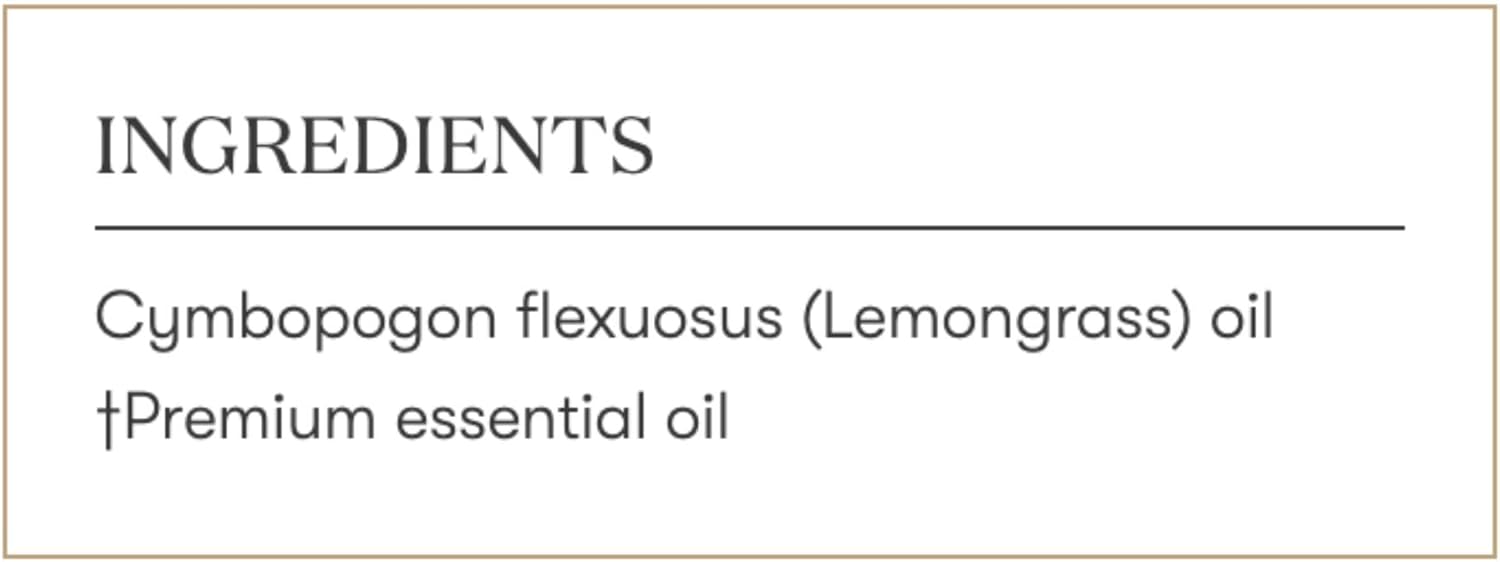 Young Living Lemongrass Essential Oil | 15 ml | Fresh Citrus Aroma for Diffusers, Massage & Aromatherapy | Cymbopogon Flexuosus Botanical Oil | Bright Lemon Scent | Seed to Seal Quality