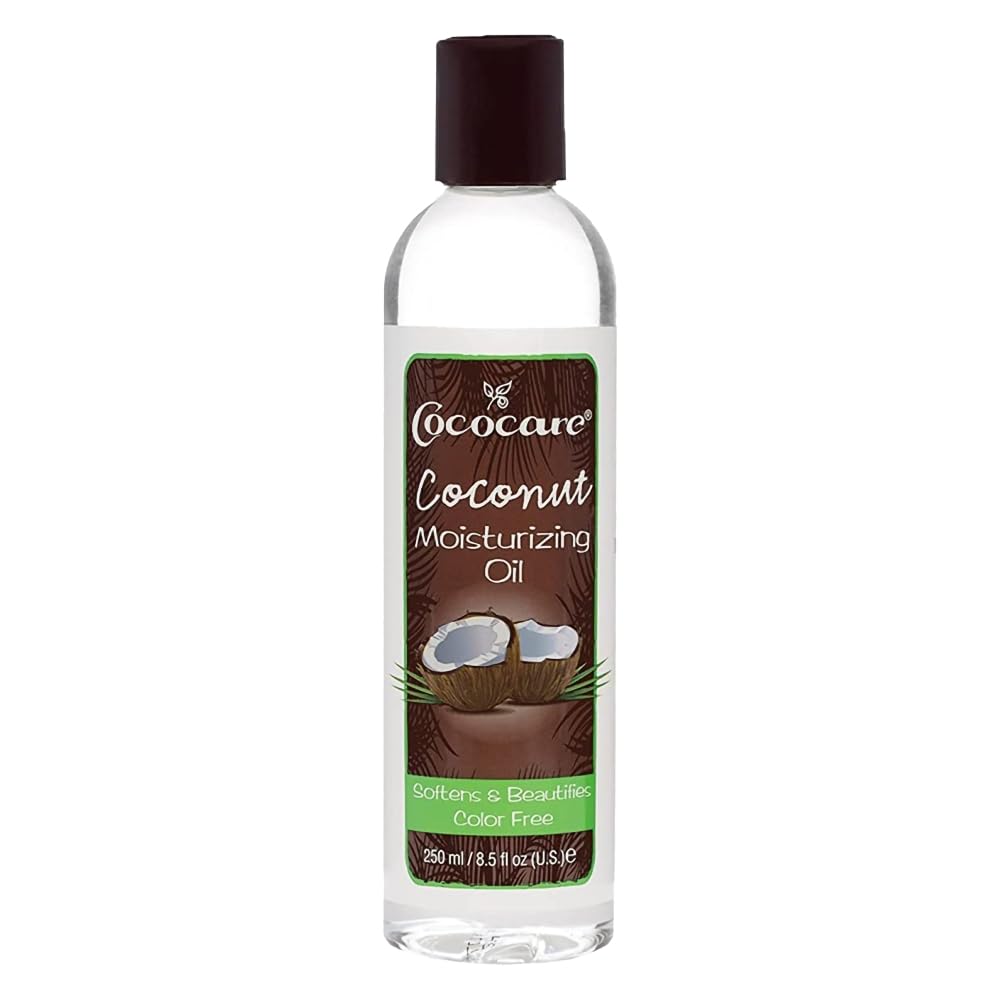 Cococare Coconut Moisturizing Oil, 8.5 fl oz - Lightweight Body Moisturizer Formulated with Natural Coconut Oil - Paraben-Free Body Oil for Bath, Shower, Massage, and Everyday Skin Care - 2 Pack