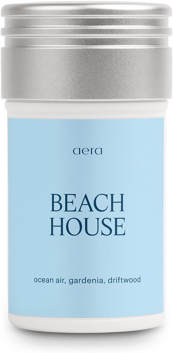 Aera Beach House – Essential Oil for Home Diffuser - Notes of Ocean Air, Gardenia, Tiare, & Lily of the Valley – Summer Fragrance Capsule Refill - Works with The Aera Diffuser (25mL)