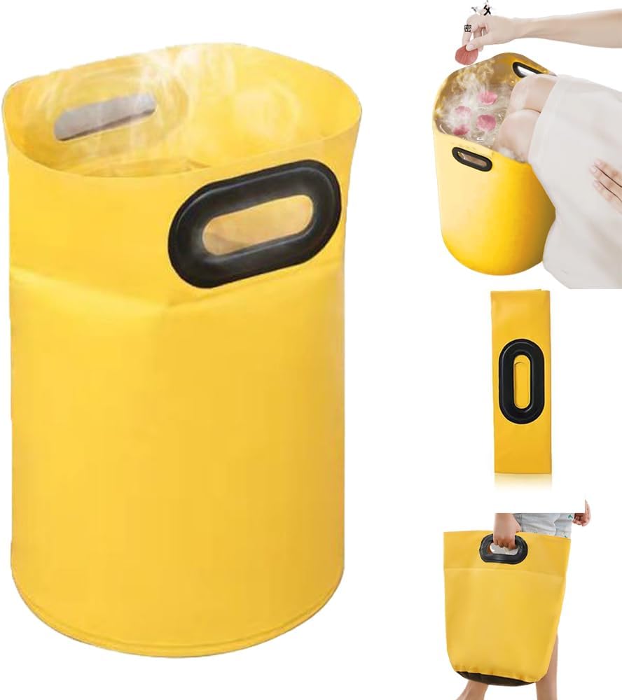 Ouliget Collapsible Lengthen Bucket for Soaking Feet,Portable Travel Foot Bath Tub with Handles,Insulation Reinforcement Foot Spa Bag for Outdoor Travel Camping Fishing