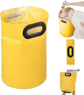 Ouliget Collapsible Lengthen Bucket for Soaking Feet,Portable Travel Foot Bath Tub with Handles,Insulation Reinforcement Foot Spa Bag for Outdoor Travel Camping Fishing