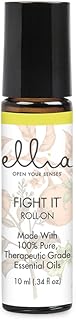 Ellia Essential Oil Roll-On | Fight It Blend| 10ml, 100% Pure, Therapeutic Grade