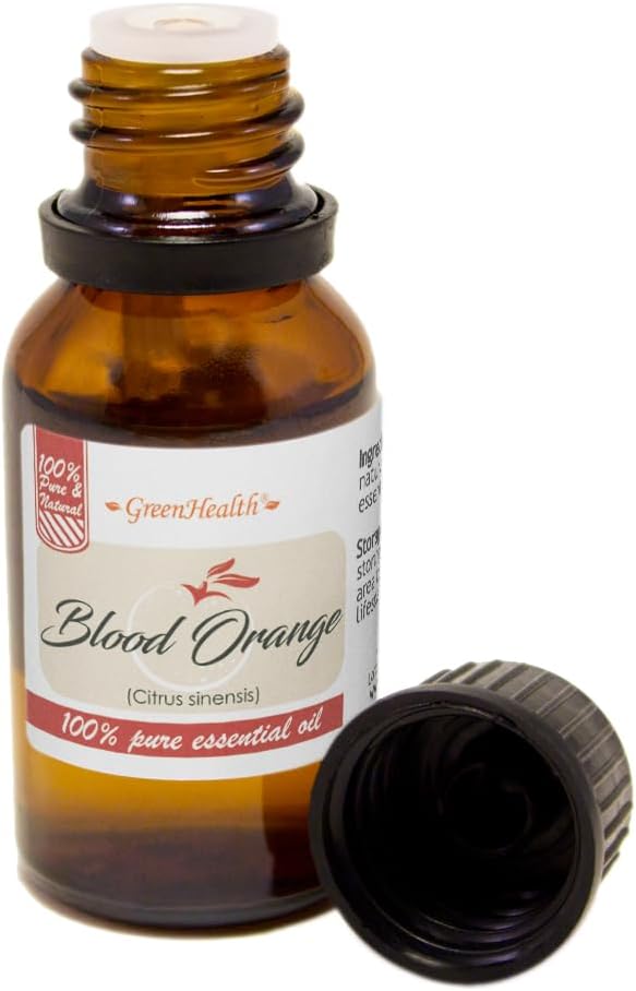 Blood Orange – 1/2 fl oz (15 ml) Glass Bottle – 100% Pure Essential Oil – GreenHealth