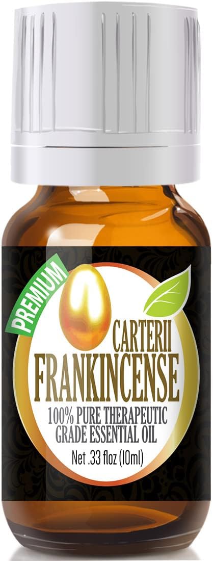 Healing Solutions Frankincense Essential Oil 10ml (0.33 Fl Oz) – Pure and Undiluted Frankincense Oil for Diffusers, Aromatherapy, and DIY Crafts