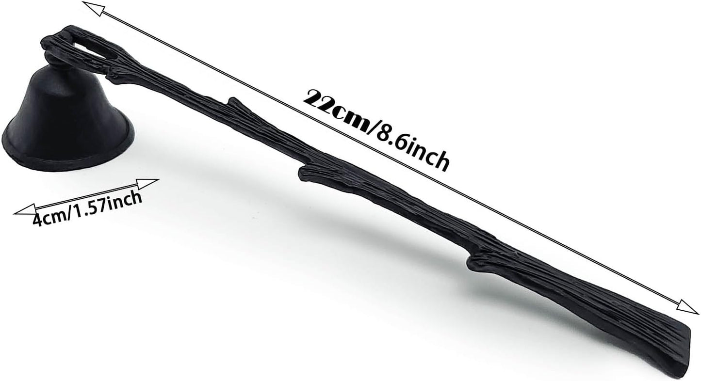 Candle Snuffer Extinguisher with Long Handle Branch Shape - for Putting Out Candle Flame,Black Candle Snuffers Accessory for Candle Lovers