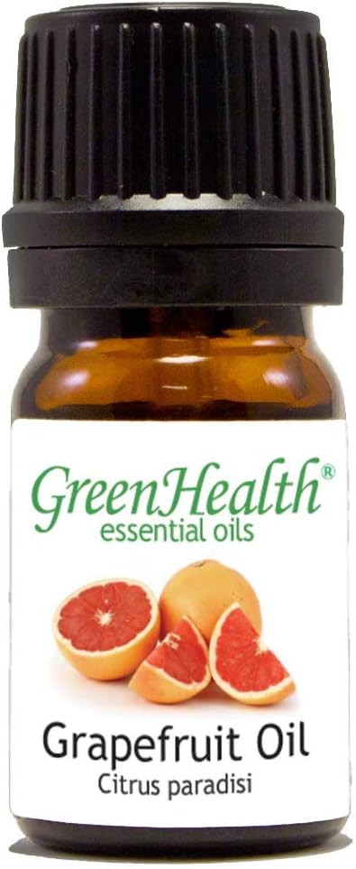 GreenHealth Grapefruit (Pink)– 1/6 fl oz (5 ml) Glass Bottle – 100% Pure