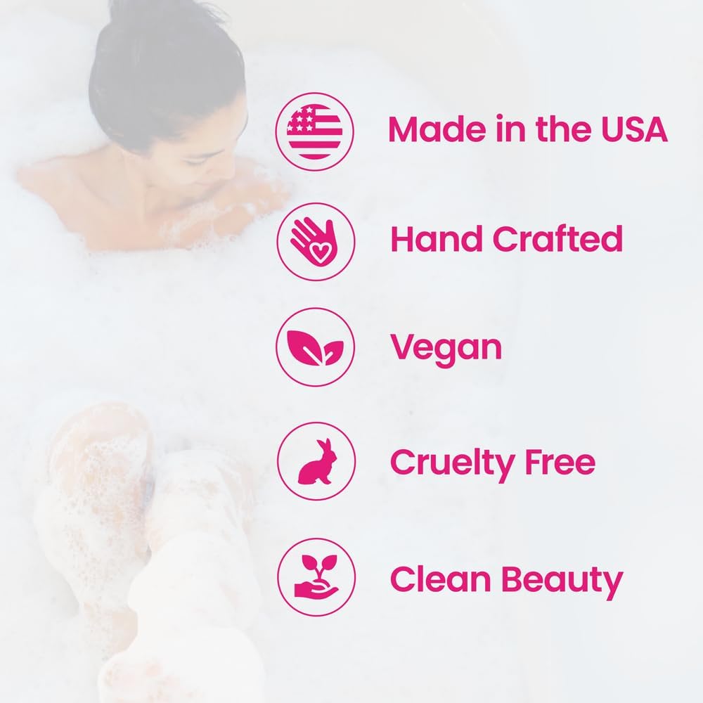 Mom Bomb Lavender Honey Epsom Salt Bath Soak – Natural Magnesium Salt with Essential Oils – Relaxing Aromatherapy for Stress Relief, Muscle & Foot Soak – Made in USA, 3 lbs