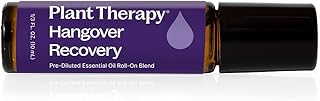 Plant Therapy Hangover Recovery Essential Oil Roll On Blend 100% Pure, Natural, Great for Overall Mood and Energy Boost, 10 mL (1/3 oz)