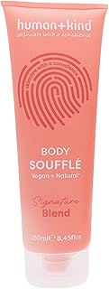 Human+Kind Signature Blend Body Souffle - Fast Absorbing Body Lotion - Hydrates Skin with Formulated Shea Butter and Apricot Kernel Oil - 8.5 oz
