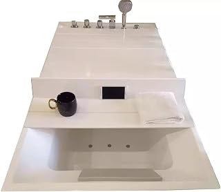Bath Trays Bathtub Tray Bathroom Shelf Anti-dust Folding Dust Board Bathtub Insulation Cover Bathtub Caddy Bridge Shelf with Book or Tablet Stand (80x160cm)