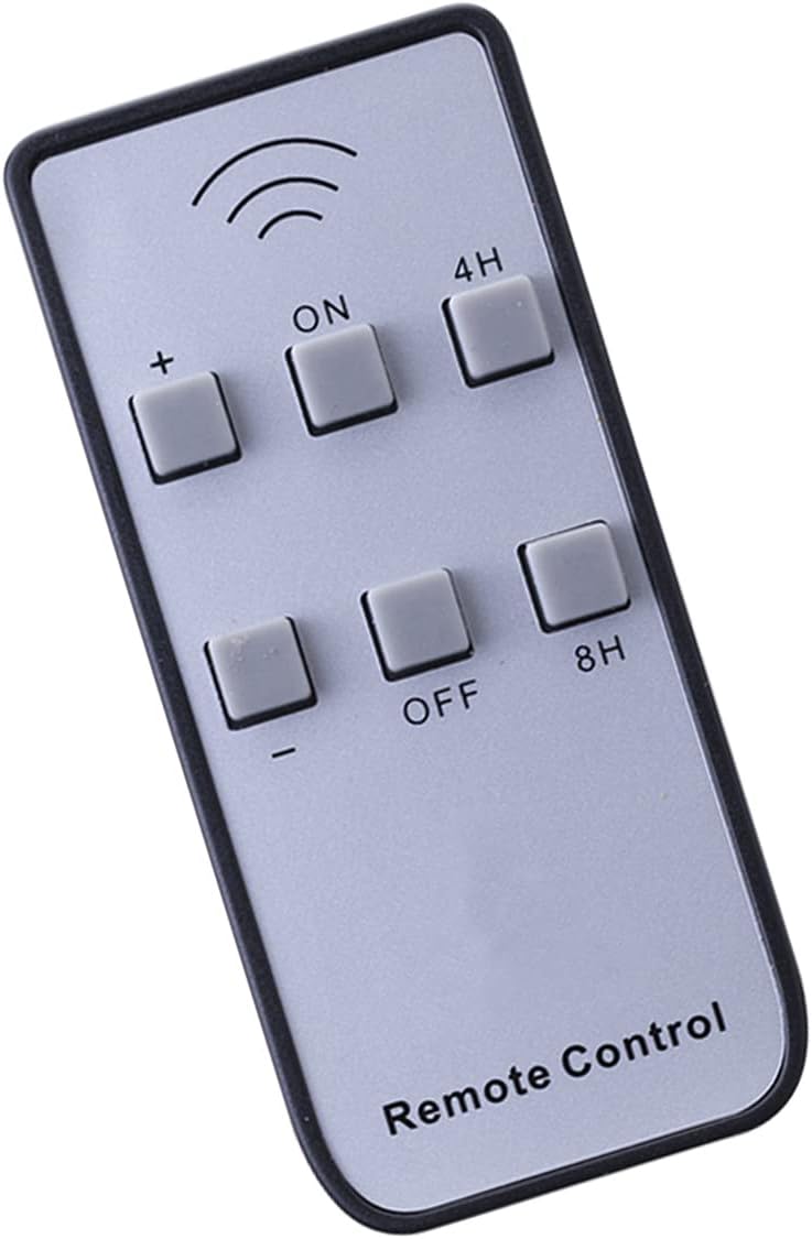 Compatible for The Flameless Candles in TECHLONG Shop, ON/Off/Dimming/Timer Function, 4Hours/ 8Hours Timer