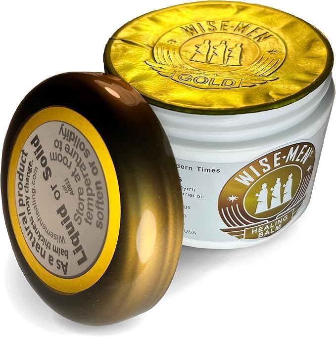 Wise Men Healing Balm with Myrrh and Frankincense Essential Oils for Soothing Nerve Relief Massage