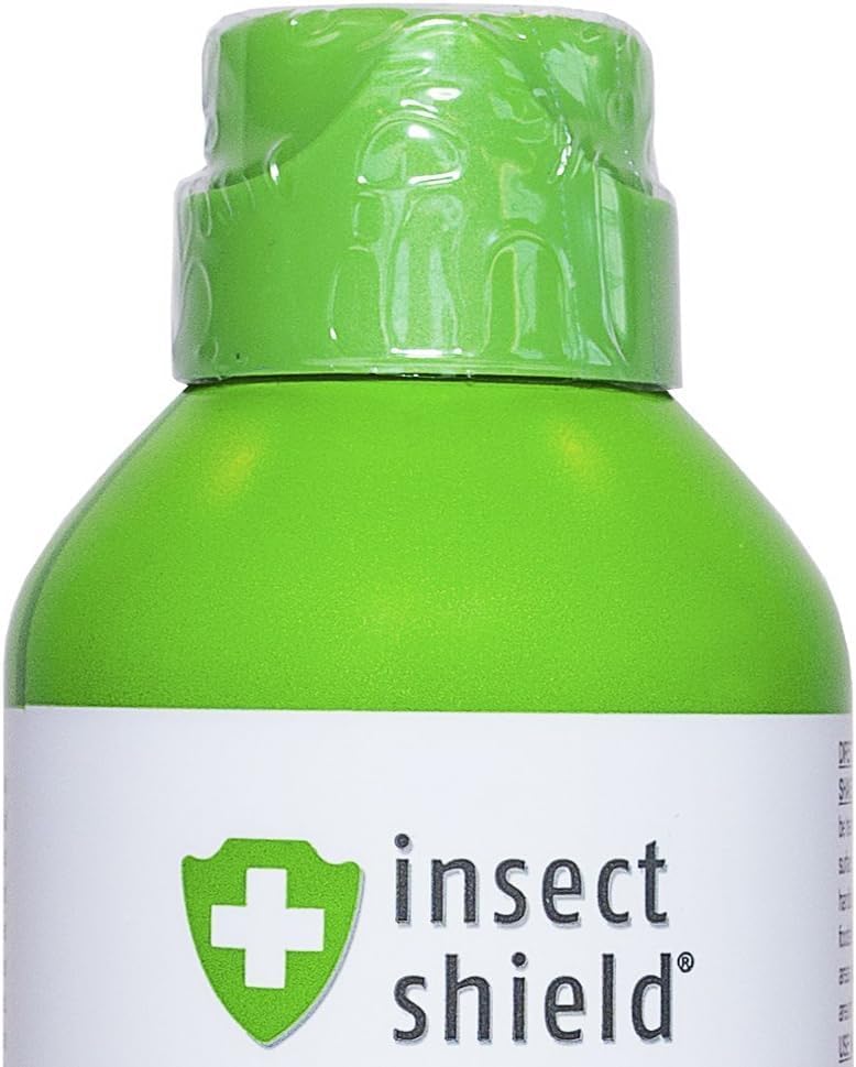 Insect Shield Premium Permethrin Spray - Tick, Flea, Fly, Mosquito, Chigger, Spider & Bed Bug Repellent for Clothing, Gear, Furniture, & Tents, Last up to 60 Days, Clear, 6 Oz Aerosol